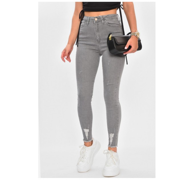 Джинси жіночі американка сірого кольору. 170874L