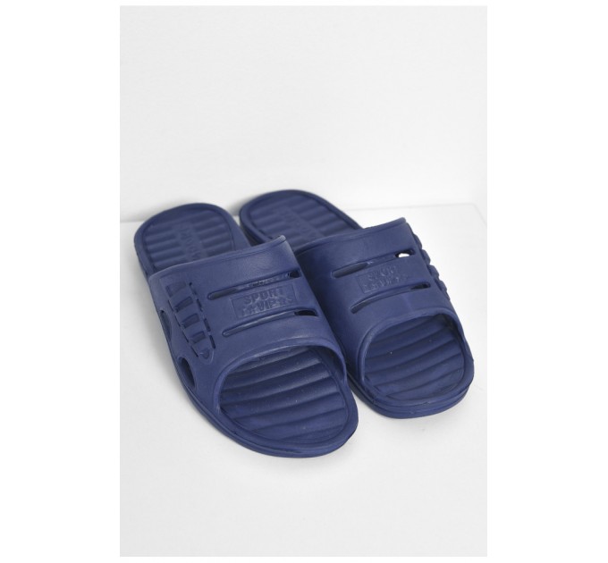 Шльопки підлітковіі для хлопчика піна синього кольору 171161L