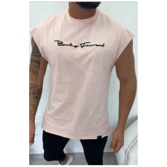 Футболка чоловіча бежевого кольору 172094L Футболка чоловіча бежевого кольору 172094L