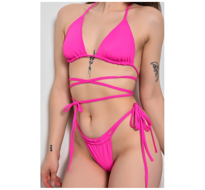 Купальник жіночий рожевого кольору чашка В 173276L