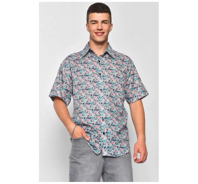 Рубашка мужская зеленого цвета 174933L