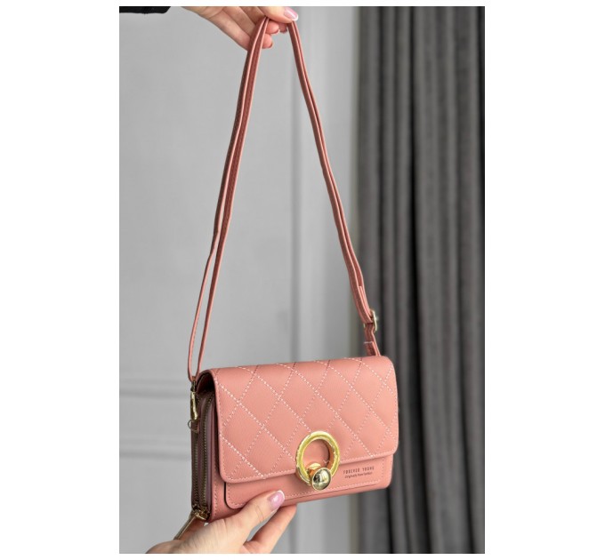 Женский клатч розового цвета 175146L