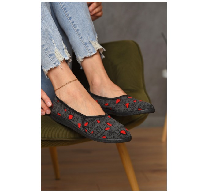 Капці жіночі сірого кольору 175221L