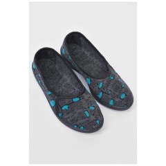 Тапочки женские серого цвета 175223L Тапочки женские серого цвета 175223L