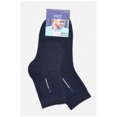 Шкарпетки чоловічі демісезонні темно-синього кольору 175524L