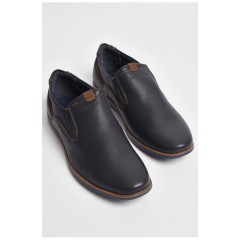 Туфлі підліткові для хлопчика темно-синього кольору 176108L