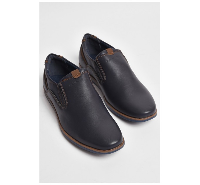 Туфлі підліткові для хлопчика темно-синього кольору 176108L