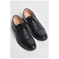 Туфлі підліткові для хлопчика чорного кольору 176162L