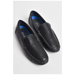 Мокасины детские для мальчика черного цвета 176658L Мокасины детские для мальчика черного цвета 176658L
