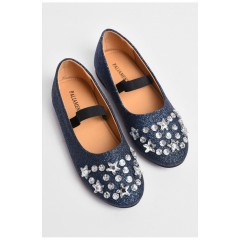 Балетки для дівчинки синього кольору 176962L