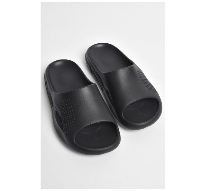 Шльопанці чоловічі піна чорного кольору 177031L