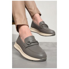 Лофери жіночі сірого кольору 178080L