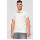 Футболка чоловіча поло білого кольору 178408L
