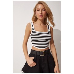Топ жіночий чорно-білого кольору 179790L