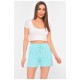 Шорти жіночі блакитного кольору 180016L