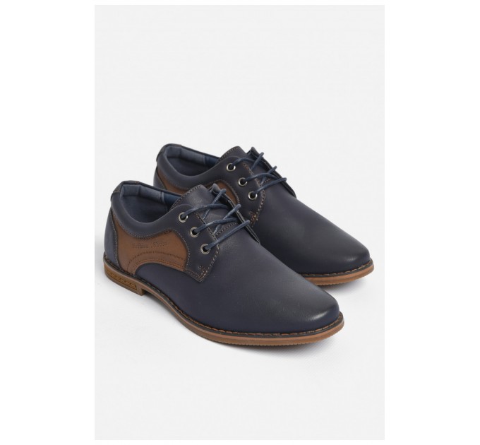 Туфлі дитячі для хлопчика темно-синього кольору 180204L