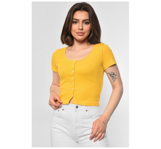 Футболка жіноча помаранчевого кольору 180833L