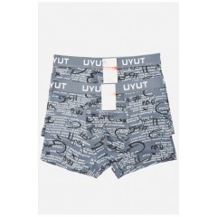 Набір чоловічих боксерів темно-сірого кольору 2 штуки 181101L