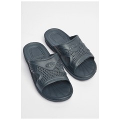 Подростковые шлепки для мальчика темно-синего цвета 181205L