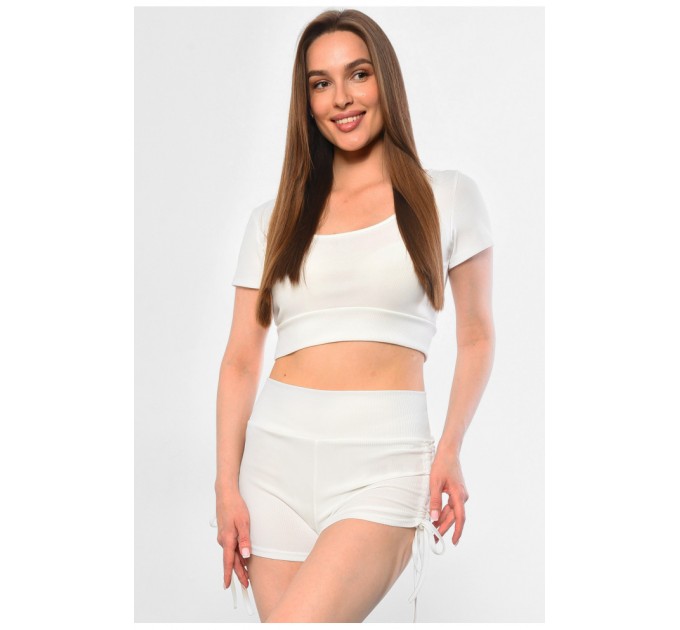 Костюм женский белого цвета 181529L