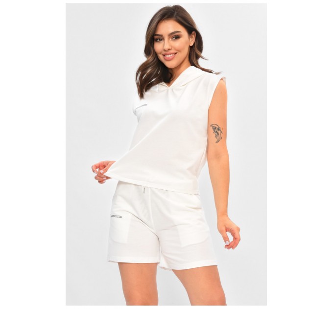 Костюм жіночий білого кольору 181553L