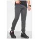 Спортивные брюки мужские на флисе серого цвета 183061L