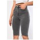 Шорти жіночі джинсові сірого кольору 183088L