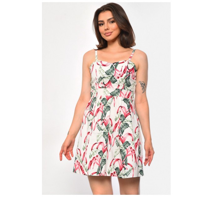 Сарафан жіночий білого кольору 183772L