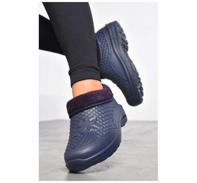 Калоші жіночі на хутрі фіолетового кольору 183930L