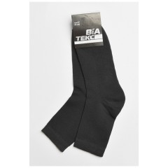 Шкарпетки чоловічі з махровою підошвою чорного кольору 183955L Шкарпетки чоловічі з махровою підошвою чорного кольору 183955L