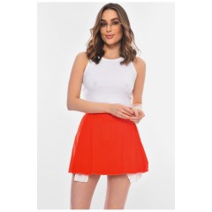 Спідниця жіноча коралового кольору 184432L