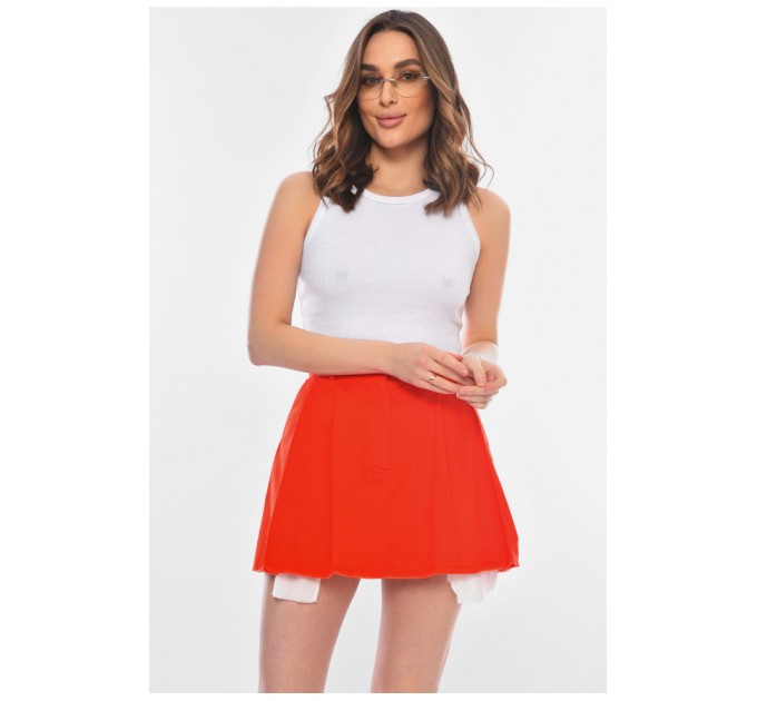 Юбка женская кораллового цвета 184432L