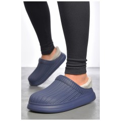 Калоші жіночі утеплені темно-синього кольору 186927L