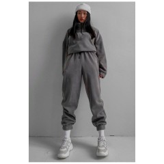 Спортивний костюм жіночий сірого кольору 187057L