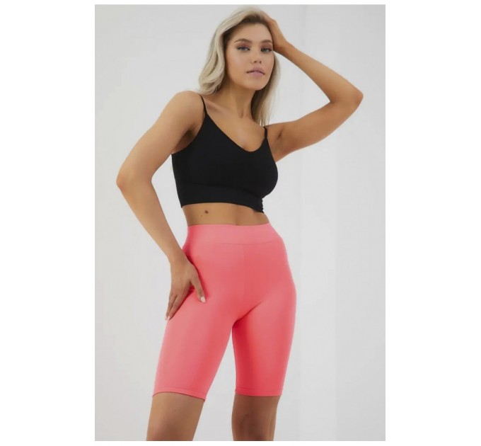 Велосипедки женские малинового цвета 187262L