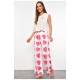 Піжама жіноча білого кольору з принтом 187379L