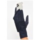 Рукавички жіночі текстильні сенсорні темно-синього кольору 187509L