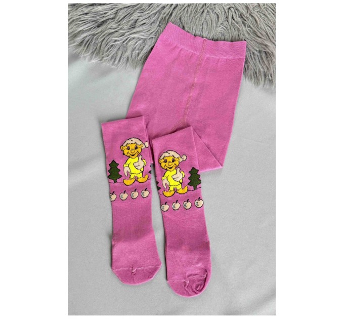 Колготи дитячі для дівчинки фіолетового кольору 187569L