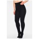 Колготки жіночі на штучному хутрі чорного  кольору 187640L