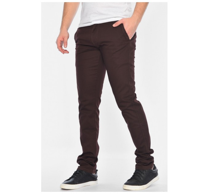 Штани чоловічі коричневого кольору 187806L