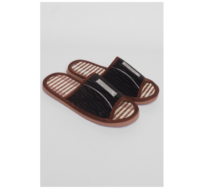 Капці кімнатні чоловічі коричневого кольору 187899L