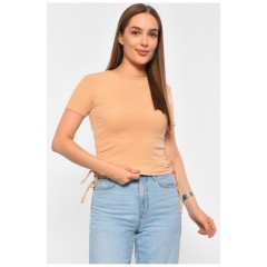 Женская футболка бежевого цвета 188351L
