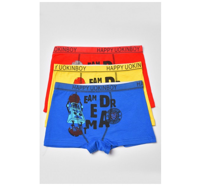 Комплект боксерів дитячих для хлопчика 3 шт 188470L