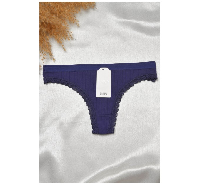 Стринги женские синего цвета 188815L