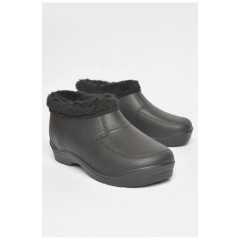 Галоши мужские на меху черного цвета 188999L