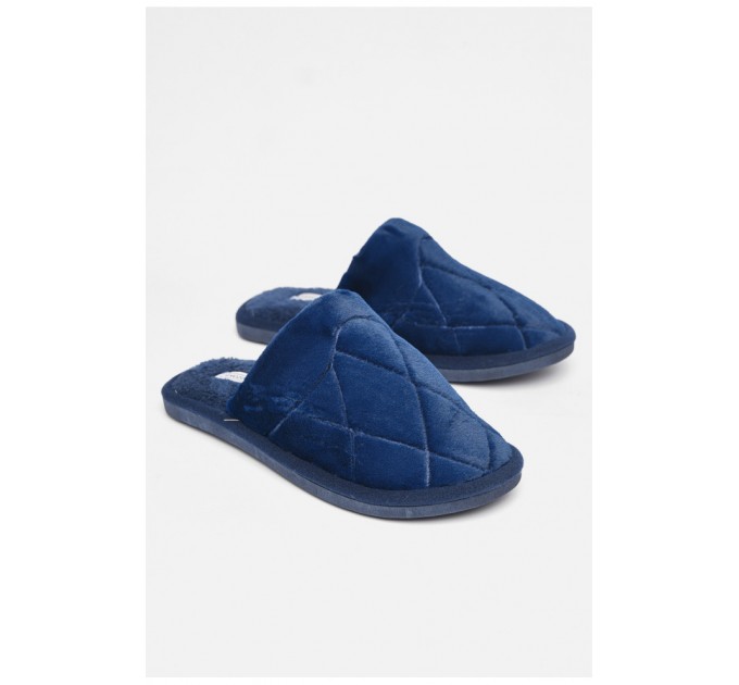 Тапочки комнатные мужские темно-синего цвета 189026L