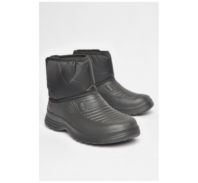 Дутики мужские пена на меху черного цвета 189175L