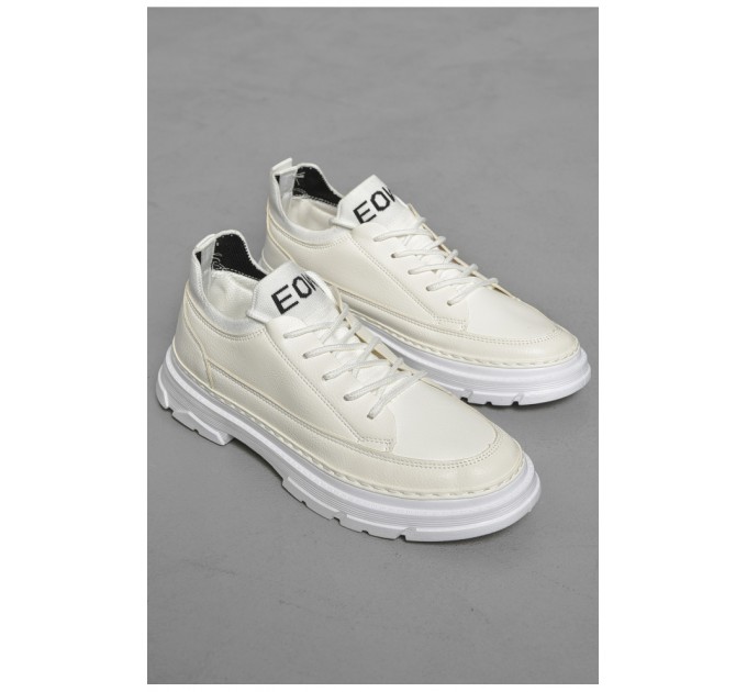 Туфли мужские белого цвета 189410L