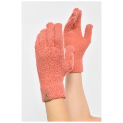 Перчатки женские утепленные терракотового цвета 189535L