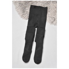 Колготи дитячі махрові для дівчинки чорного кольору 189573L
